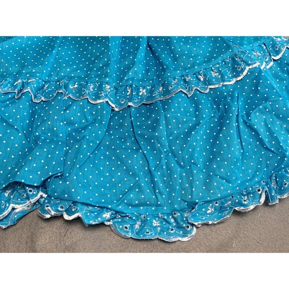 Assorted Embroidered Eyelet Lace Trim Pieces in Blue & Pink - Picture 11 of 13